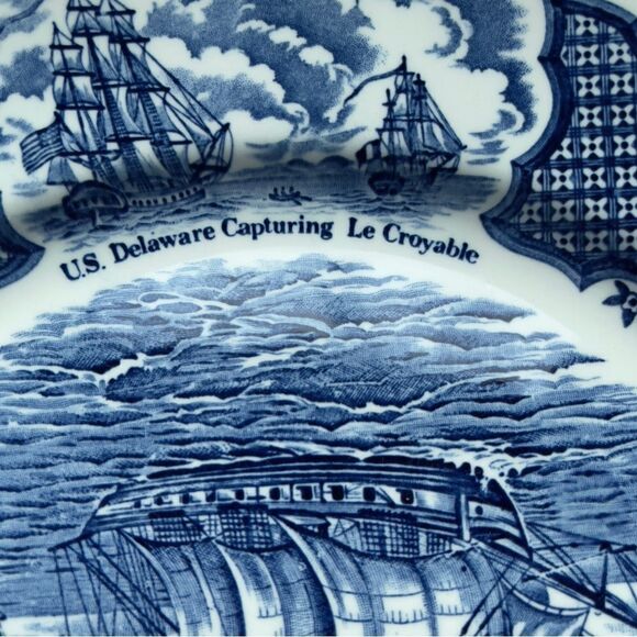 Alfred Meakin 1970’s Friendship of Salem Fair Winds Collectible Plate 10.5” #5 - Picture 8 of 16